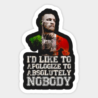 The Conor's Sentence Sticker